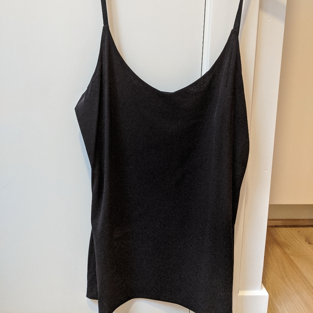 Black nylon camisole NWT- Lafayette 148